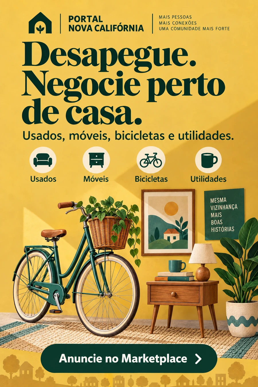 Arte de divulgação do próprio Portal Nova Califórnia.